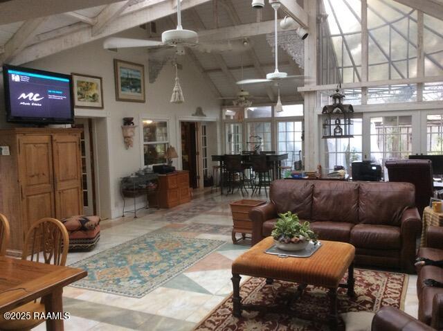 2 La Rue Verger New Iberia, LA 70563 - Photo 17 of 43 Sunroom with furnishings