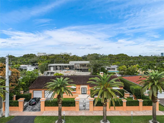 a view of a lake with building in front of it