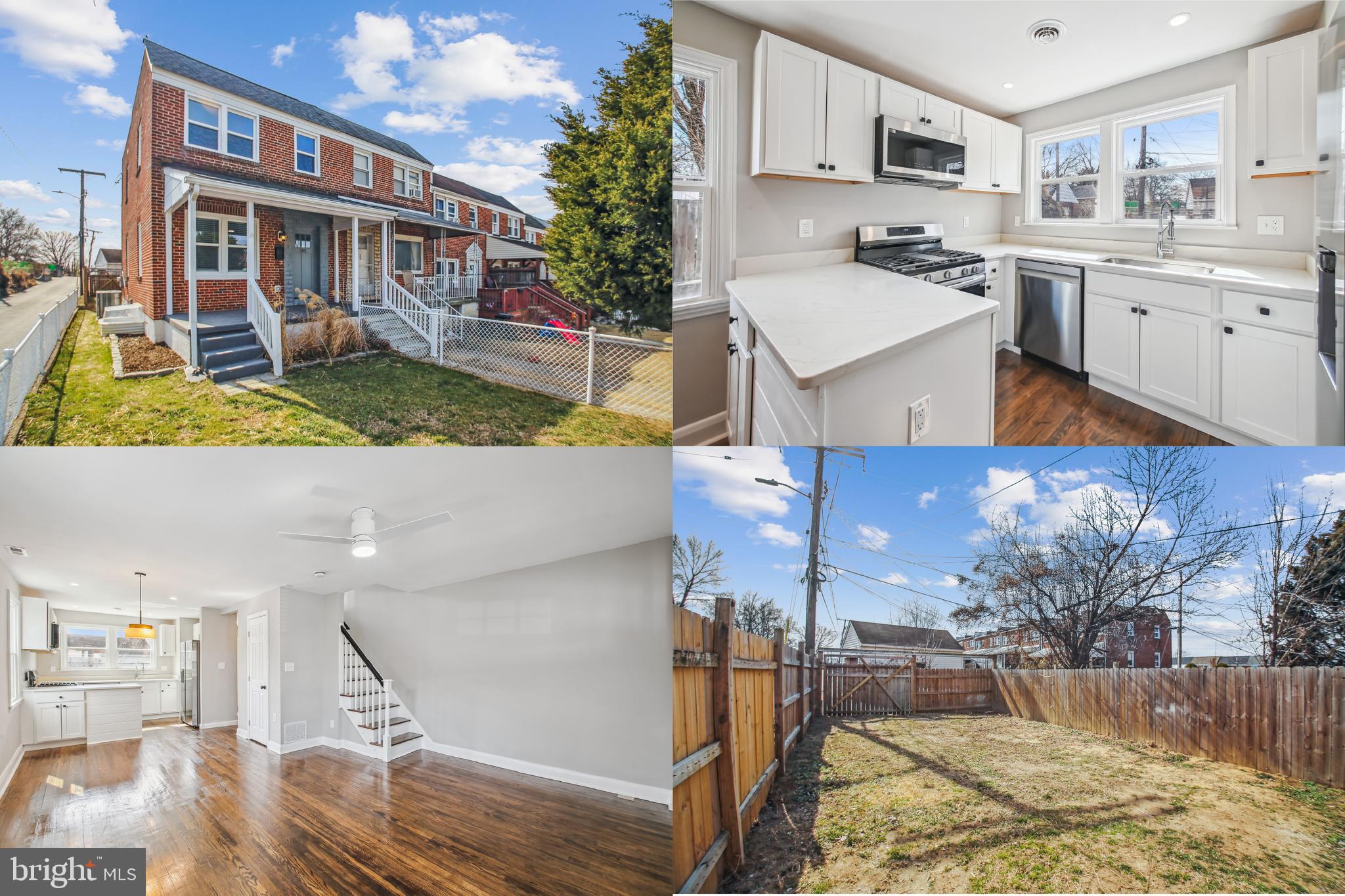 201 West Riverview Road Brooklyn, MD 21225 - Photo 1 of 35 Renovated Townhome w/New Kitchen & Fenced Yard