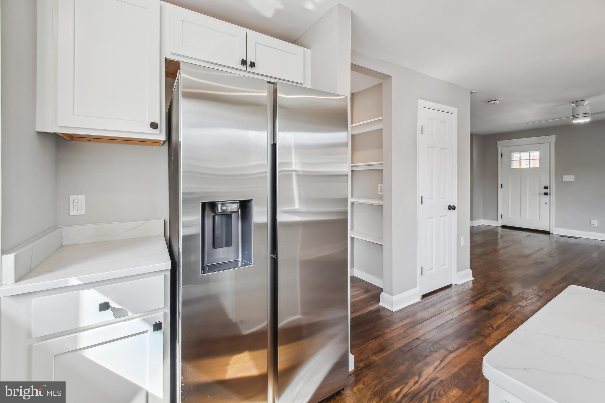201 West Riverview Road Brooklyn, MD 21225 - Photo 6 of 35 Stainless Refrigerator & Pantry/Mudroom Selving