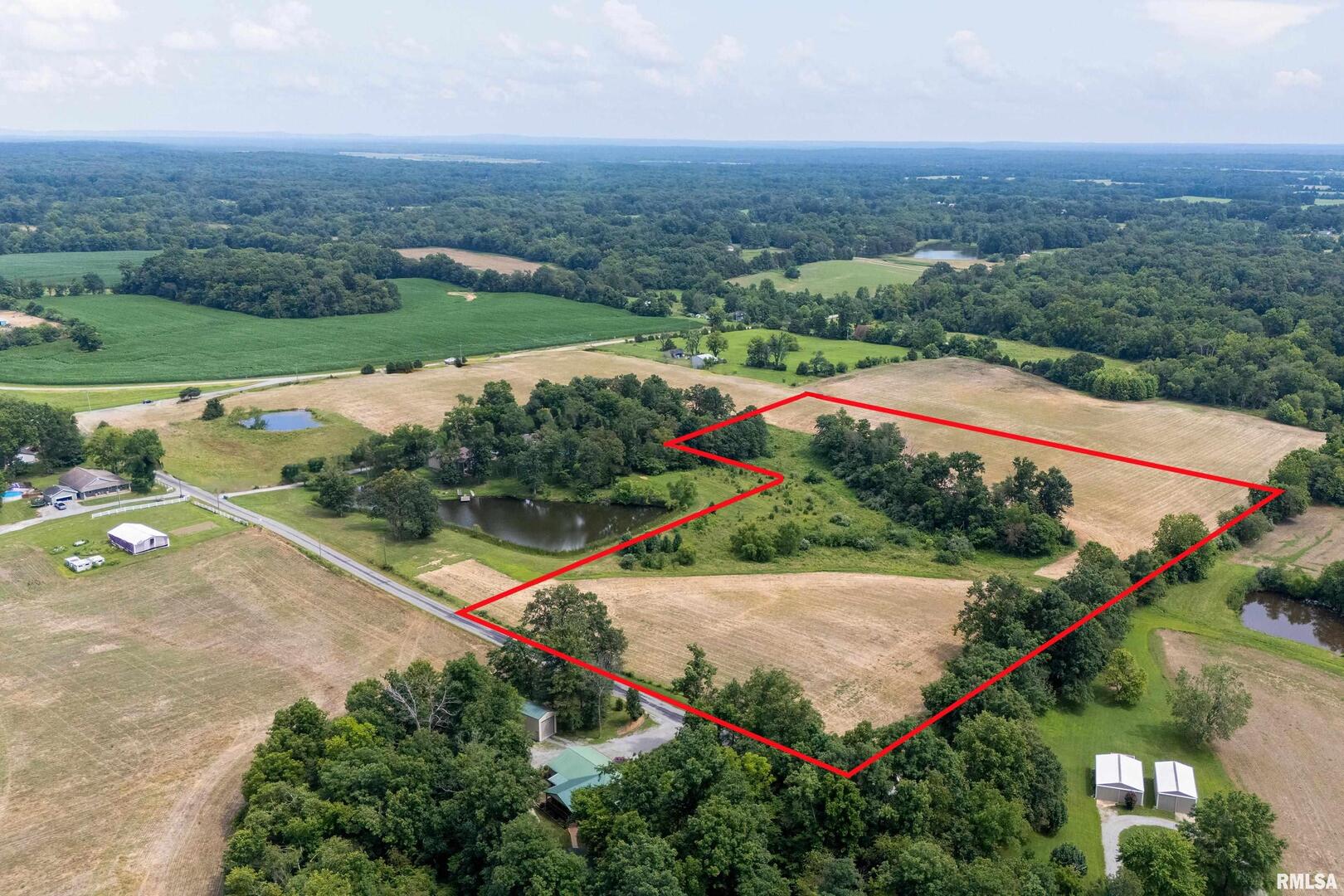 12 Perry Road Pittsburg, IL 62974 - Photo 2 of 5 an aerial view of a house