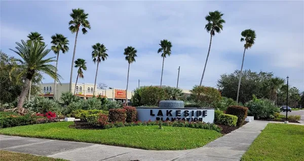 a view of a park with entertaining space