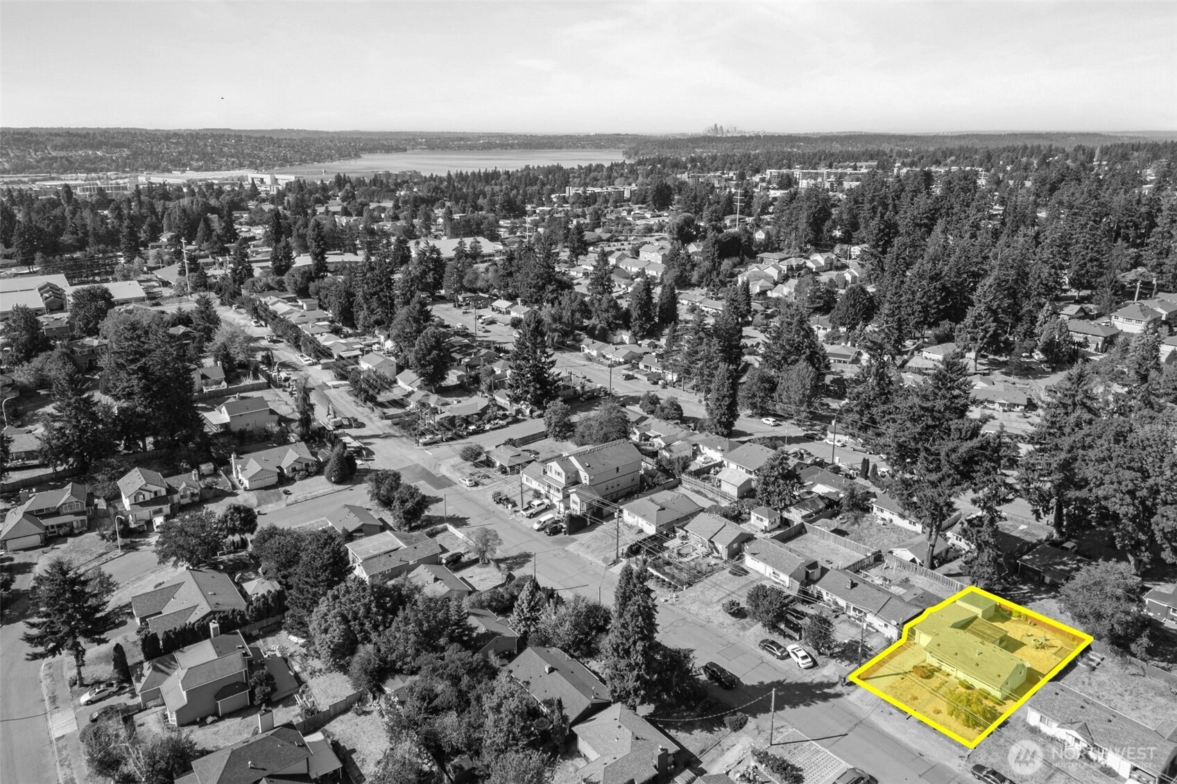 3610 Northeast 6th Street Renton, WA 98056 - Photo 32 of 33 an aerial view of a city with lots of residential buildings