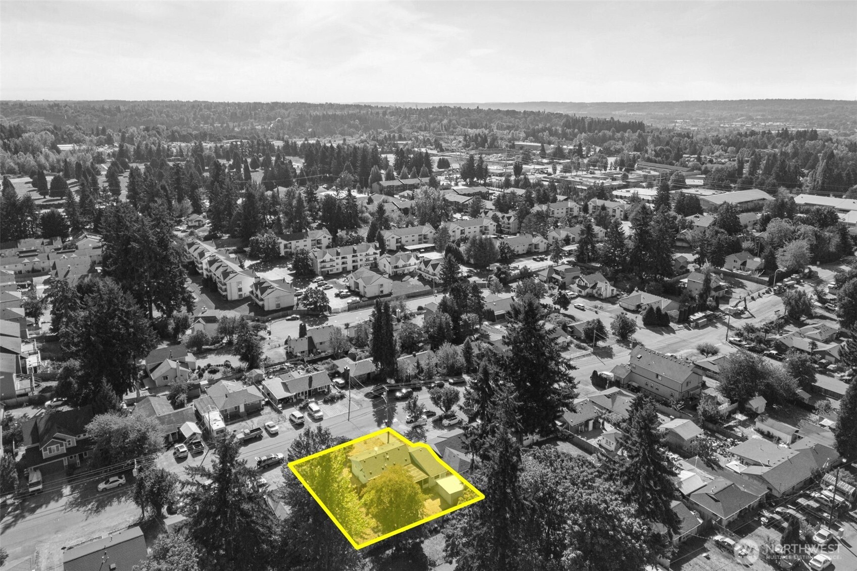 3610 Northeast 6th Street Renton, WA 98056 - Photo 33 of 33 an aerial view of a residential houses with city view