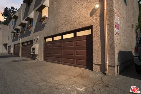 a large building with a large window