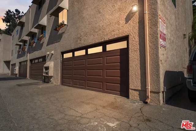 a large building with a large window