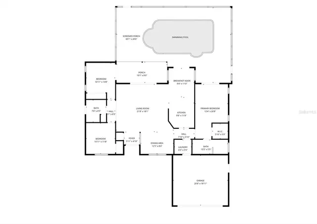 a picture of floor plan