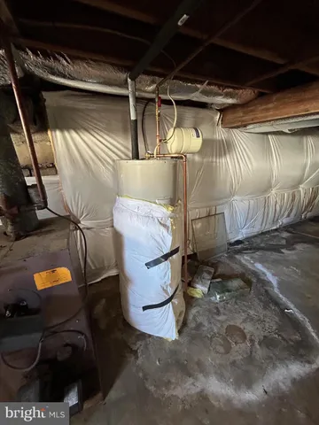 a view of a room with racks