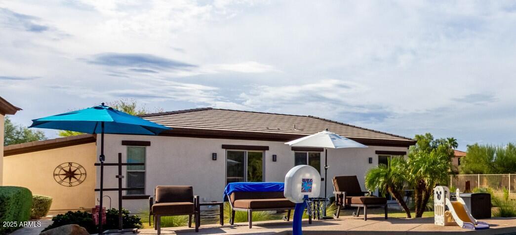 9156 West Bajada Road Peoria, AZ 85383 - Photo 48 of 97 a view of a house with basketball court