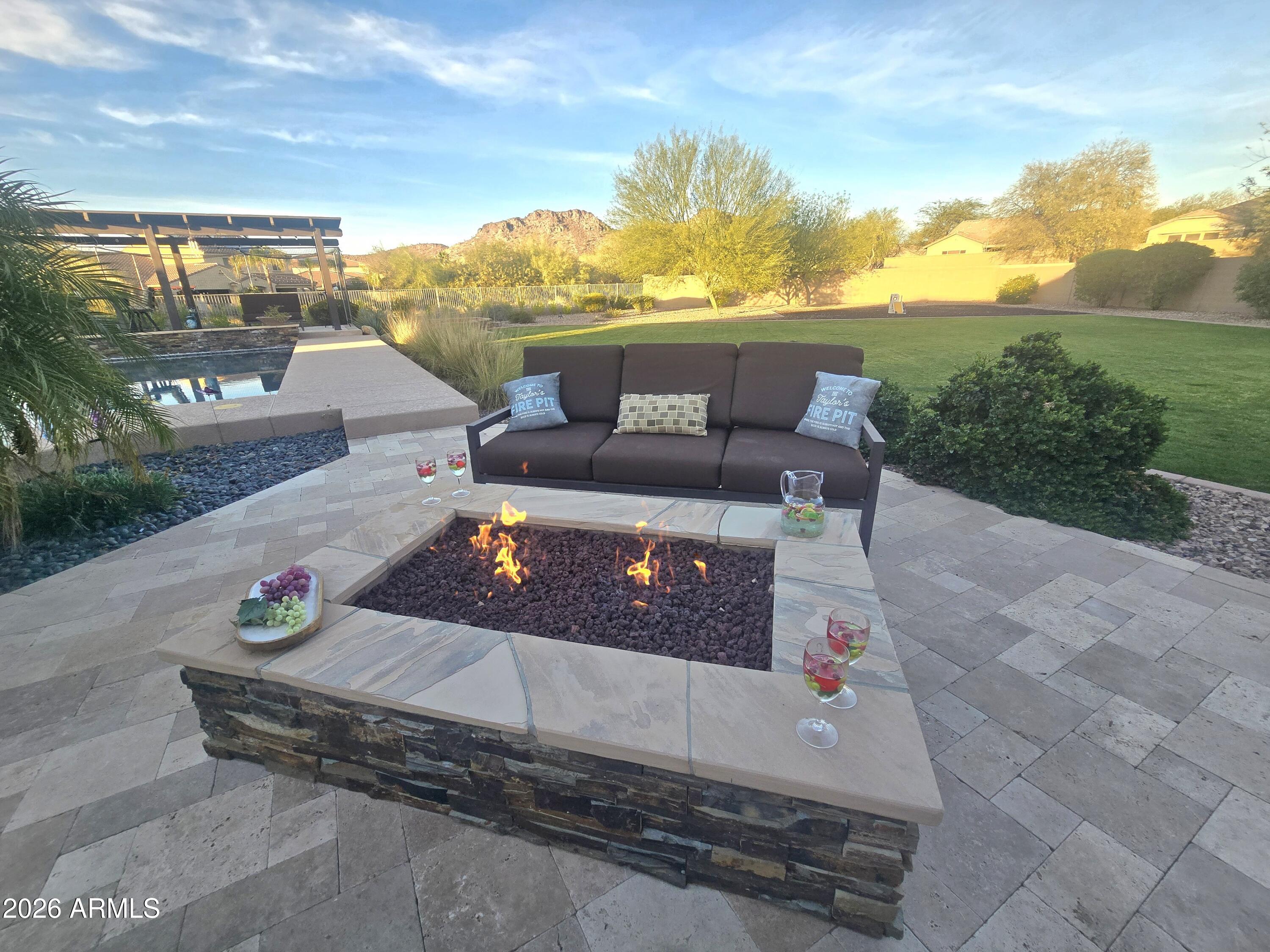 9156 West Bajada Road Peoria, AZ 85383 - Photo 60 of 88 fire pit 7 mountain views