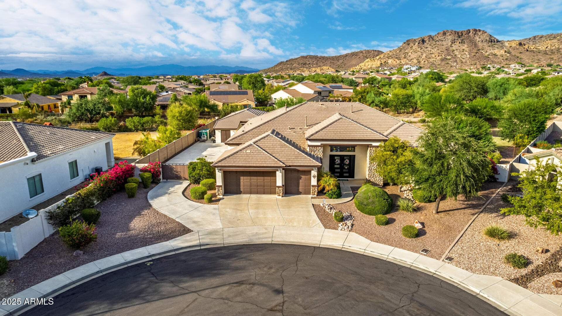 9156 West Bajada Road Peoria, AZ 85383 - Photo 78 of 88 an aerial view of a house with a yard