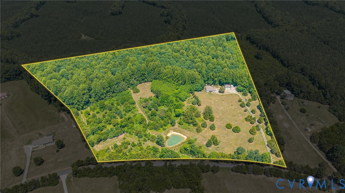 197 Goshen Road Cumberland, VA 23040 - Photo 3 of 70 Expansive land parcel featuring a mix of mature wo