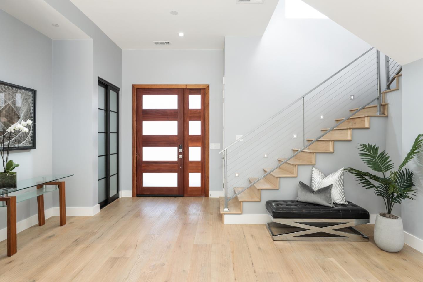 249 Monroe Drive Mountain View, CA 94040 - Photo 15 of 50 a view of entryway and hall with wooden floor