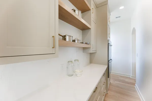 a view of an empty room