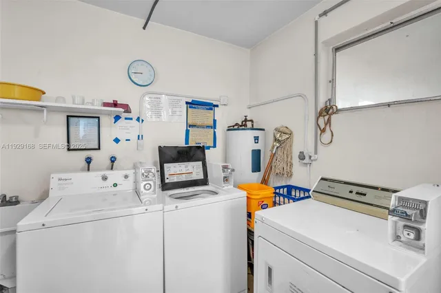 a room with storage and utility