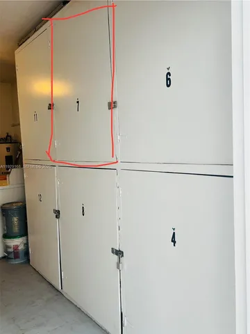 a view of a elevator