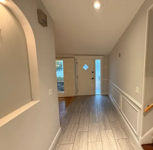 a view of wooden floor