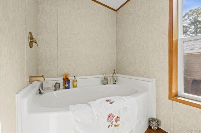 a bathroom with a shower and a toilet