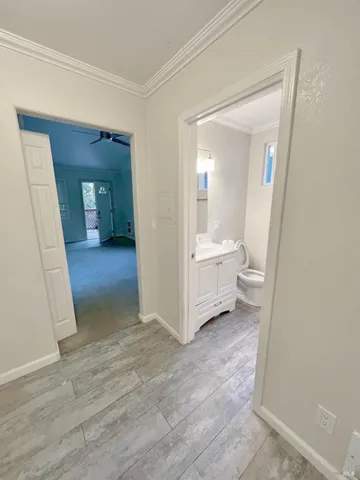 a bathroom with a sink and a toilet