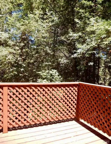 a view of outdoor space with deck