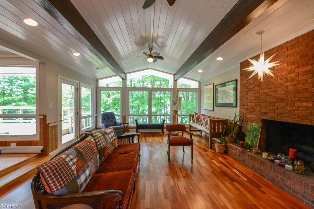 509 Mendenhall Road Jamestown, NC 27282 - Photo 8 of 29 View of sunken Great Room from the Foyer
