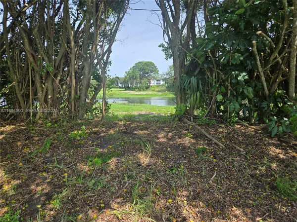 a view of a green field