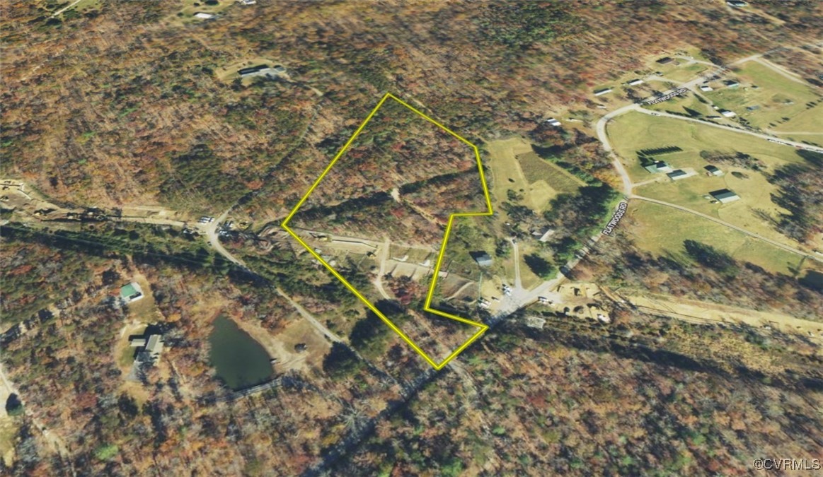 0 Flatwoods Road Elliston, VA 24087 - Photo 4 of 11 an aerial view of residential house with parking space