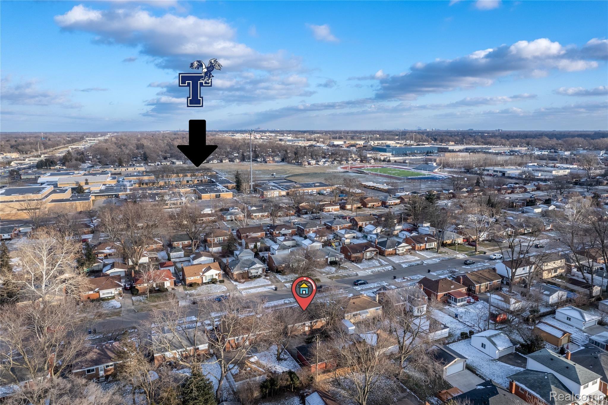 13151 Hemingway Street Redford, MI 48239 - Photo 13 of 13 Aerial Proximity