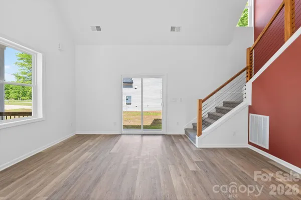 a view of a balcony