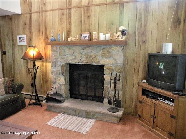 204 Elk Run Road Pocono Lake, PA 18347 - Photo 8 of 21 Living Room Fireplace