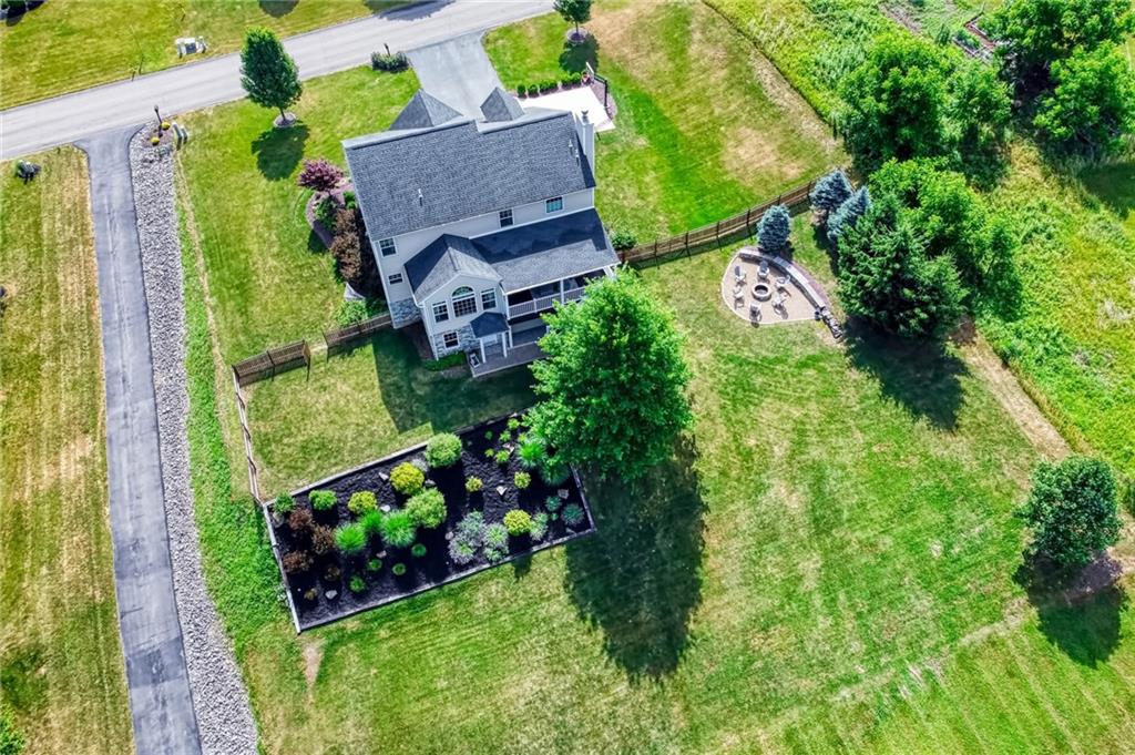 108 Seaton Crest Drive Mars, PA 16046 - Photo 22 of 25 an aerial view of residential house with outdoor space and trees all around