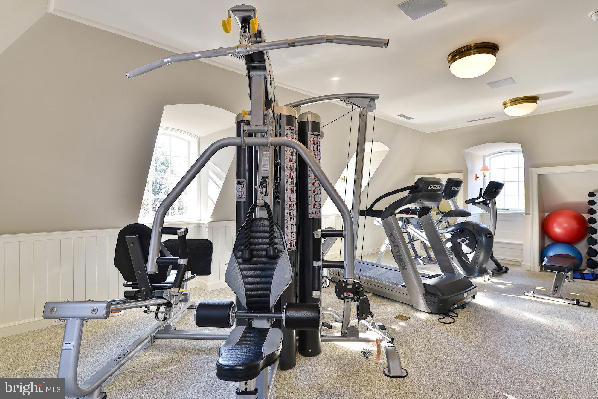 1901 24th Street Northwest Washington, DC 20008 - Photo 22 of 27 a view of a room with gym equipment
