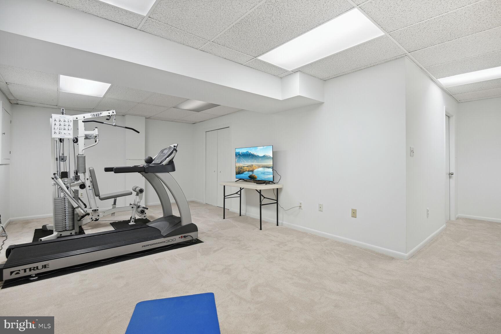 1507 Blue Meadow Road Potomac, MD 20854 - Photo 35 of 36 a view of a room with gym equipment