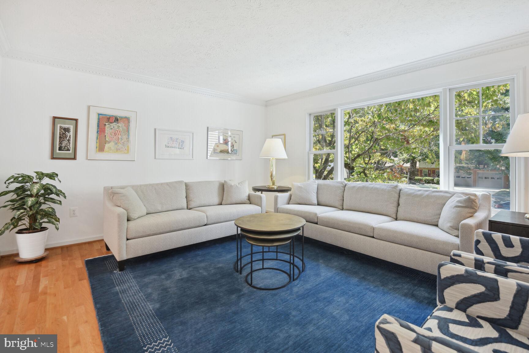 1507 Blue Meadow Road Potomac, MD 20854 - Photo 6 of 36 a living room with furniture and a large window