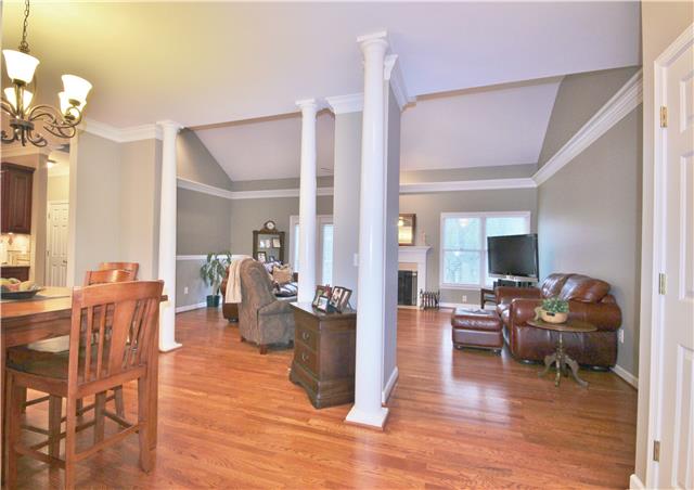 8213 Spring Ridge Drive Nashville, TN 37221 - Photo 4 of 20 The foyer entrance opens up to the dining area and the living room. Beautiful hardwood floors!