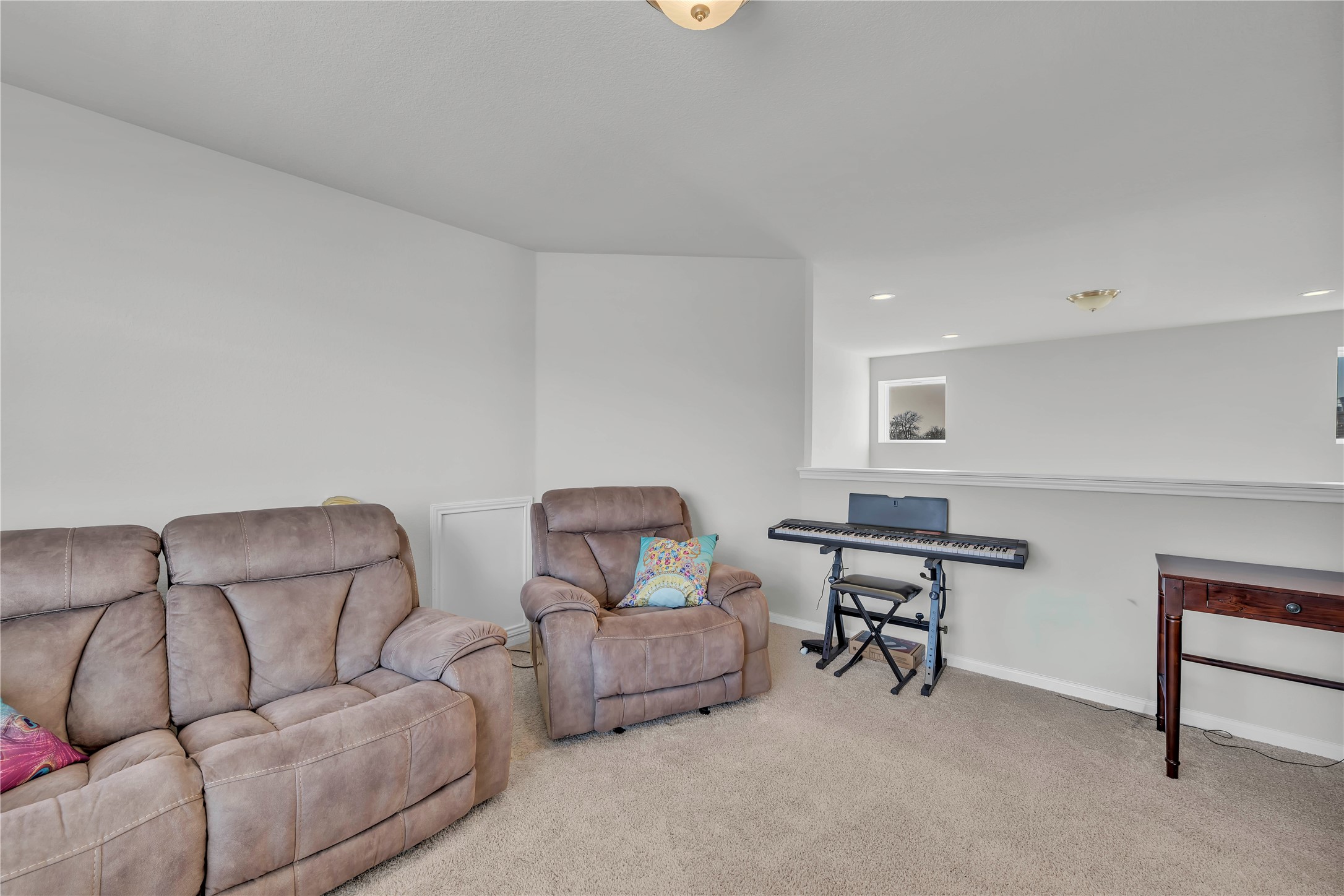 6813 Ranchito Drive Austin, TX 78744 - Photo 7 of 16 a living room with furniture and a lamp