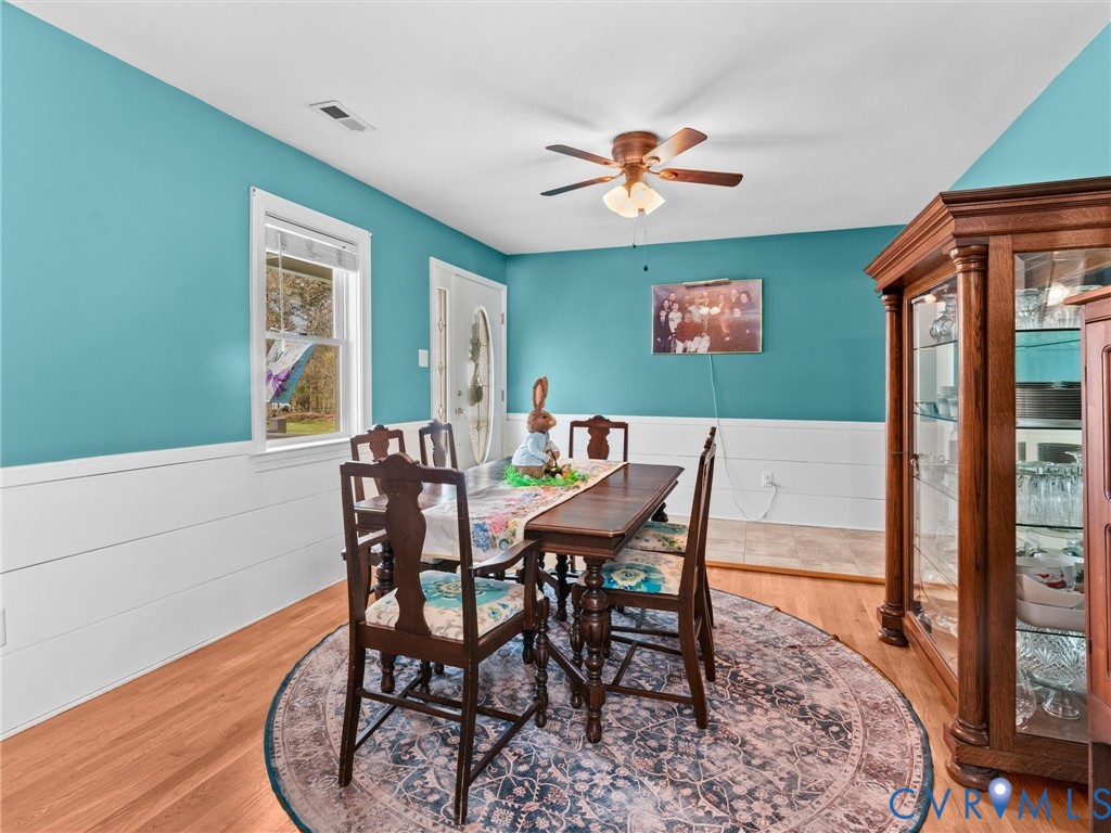 10488 Old Telegraph Road Ashland, VA 23005 - Photo 14 of 69 a view of a dining room with furniture window and wooden floor