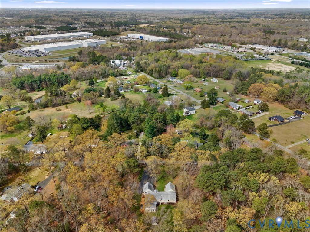 10488 Old Telegraph Road Ashland, VA 23005 - Photo 6 of 69 an aerial view of residential houses with outdoor space and trees