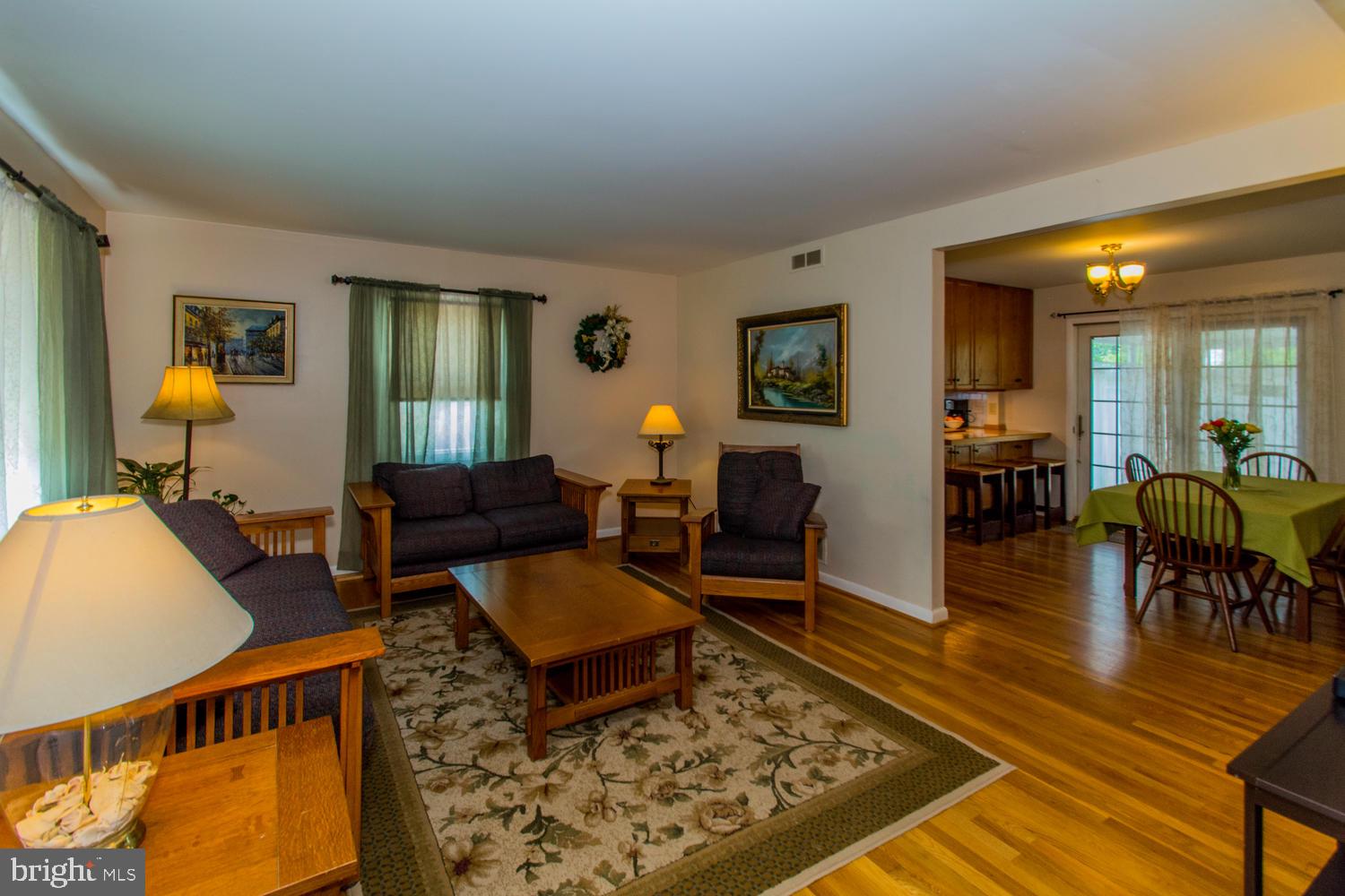 1306 Denbright Road Catonsville, MD 21228 - Photo 5 of 63 Living room opens to formal dining room