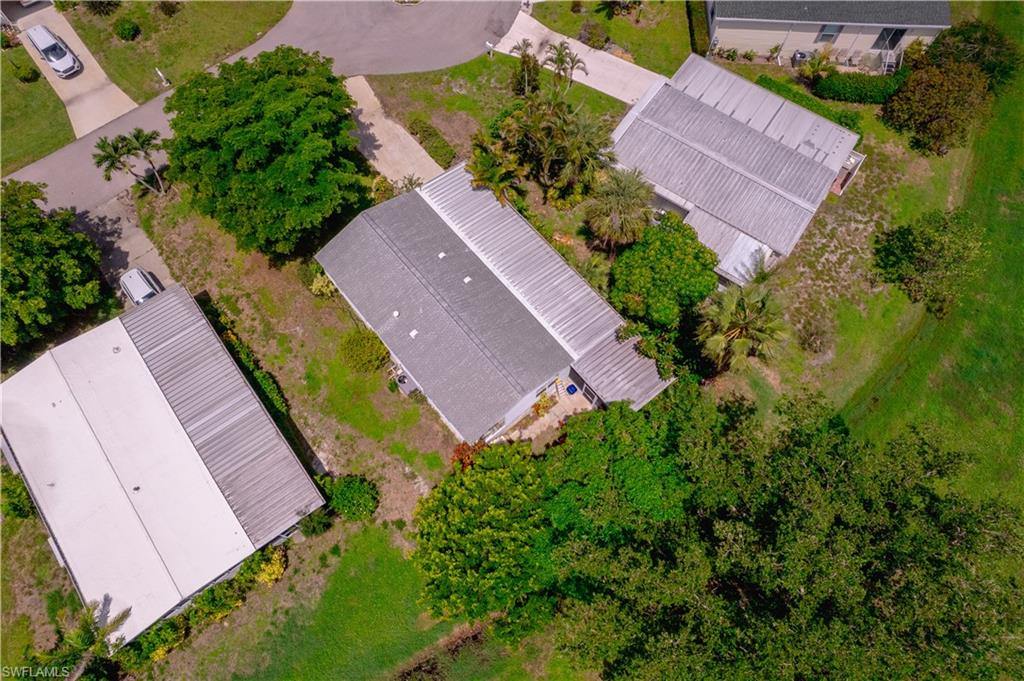 433 Riviera Boulevard West Naples, FL 34112 - Photo 24 of 30 an aerial view of house with backyard