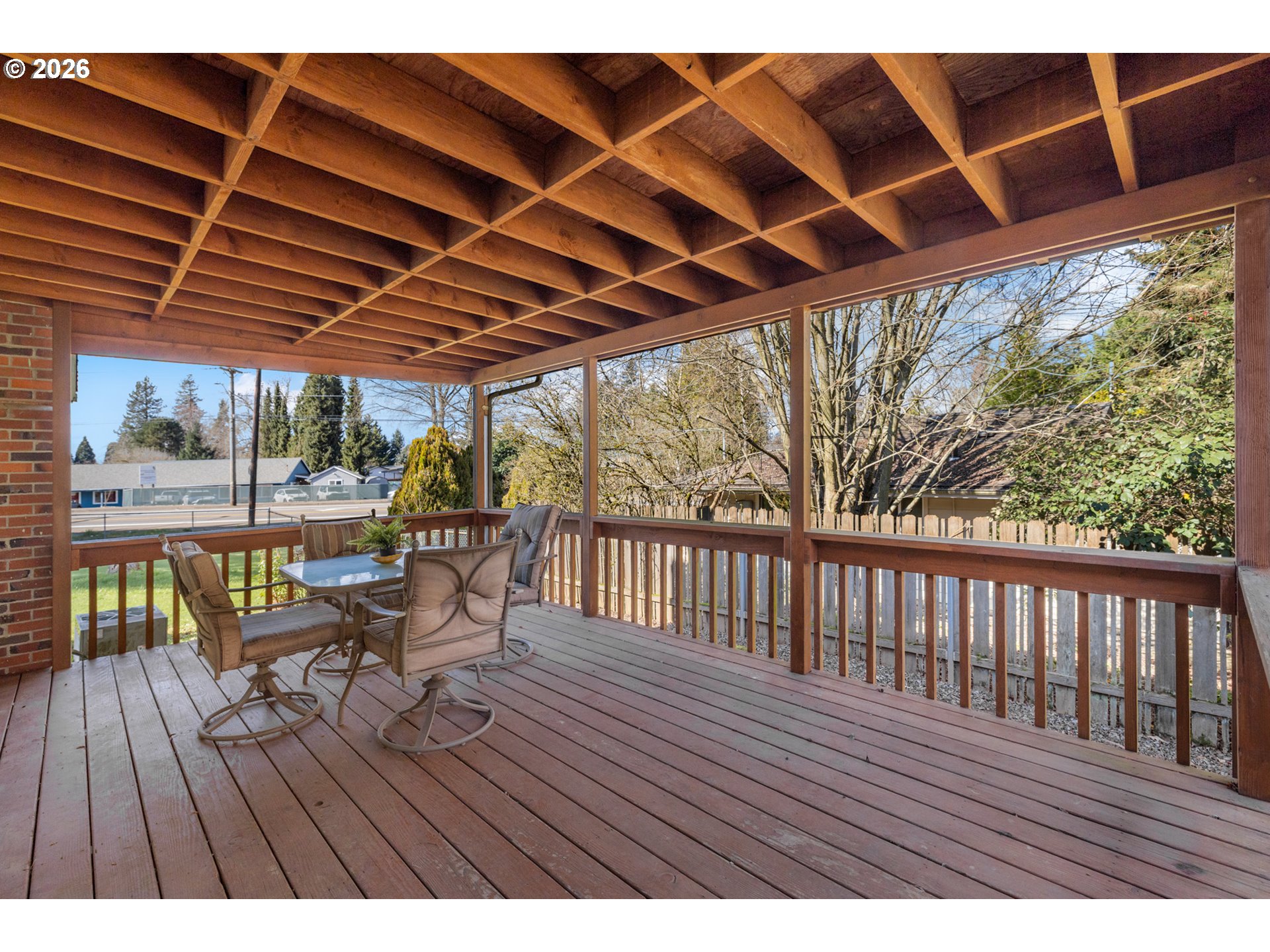 9025 Southwest Avery Street Tualatin, OR 97062 - Photo 28 of 35 a view of balcony with wooden floor