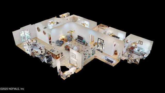 a view of living room with furniture