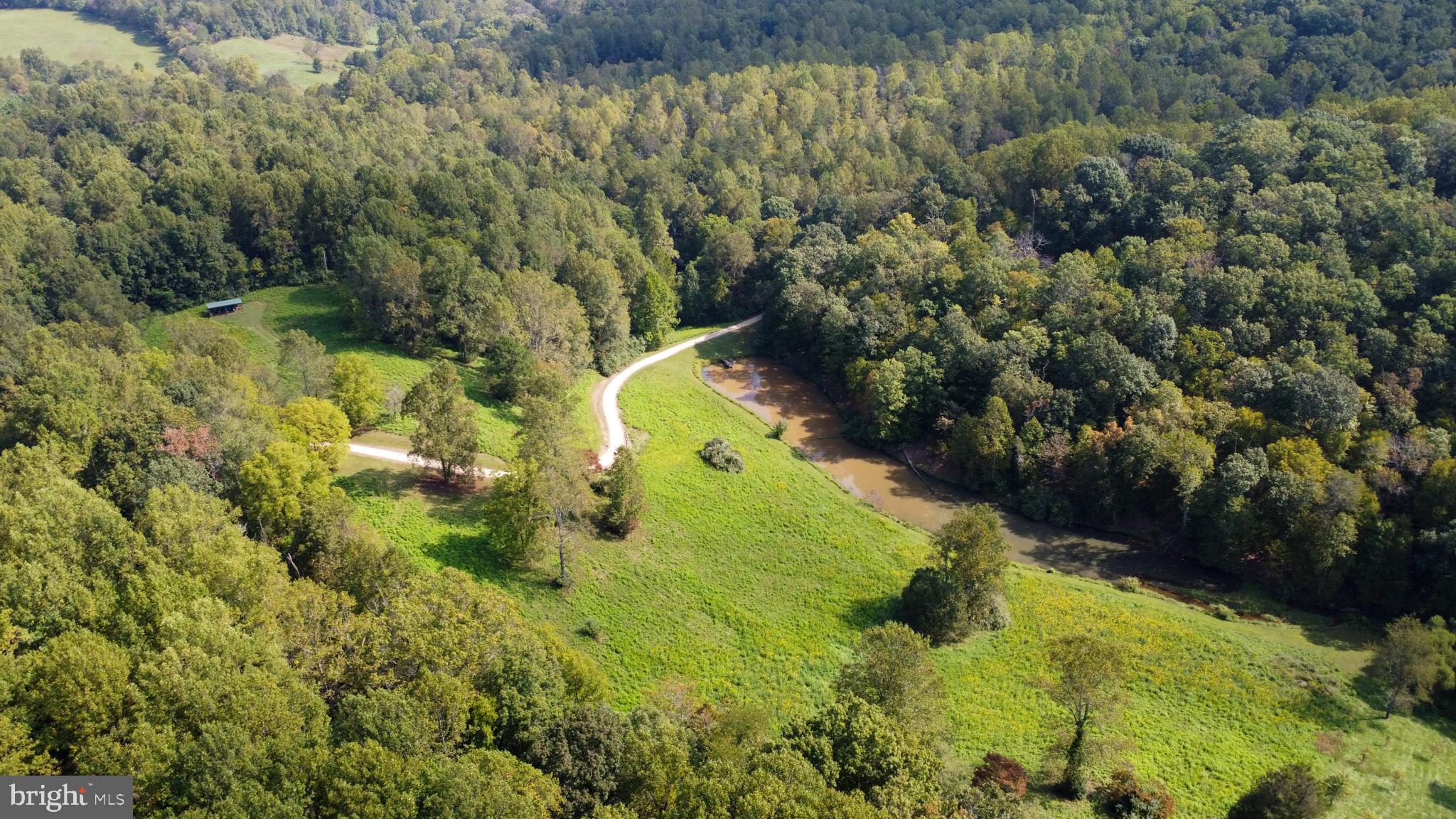 740 Long Mountain Road Washington, VA 22747 - Photo 50 of 51 Aerial of Pasture and Pond