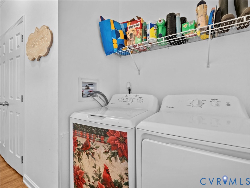 10885 Zilles Road Wilsons, VA 23894 - Photo 35 of 44 a utility room with dryer and washer