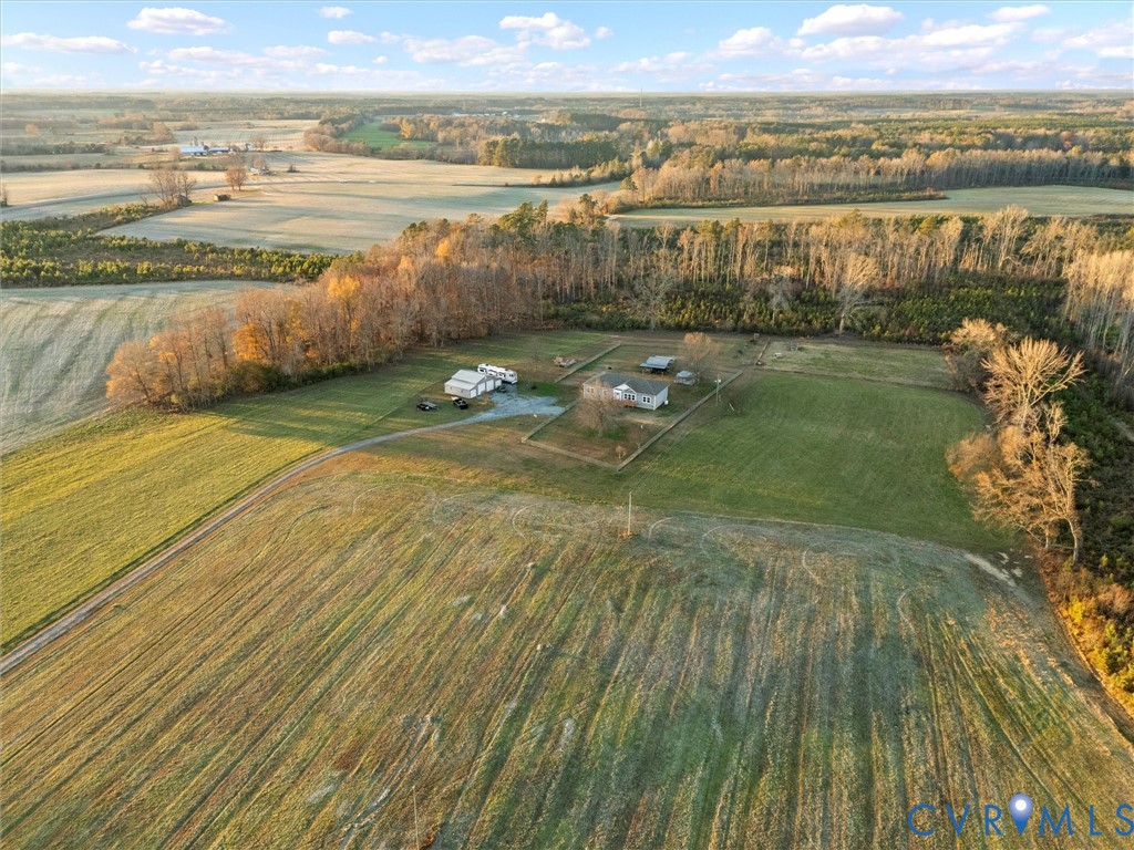 10885 Zilles Road Wilsons, VA 23894 - Photo 42 of 44 a view of a lake with a big yard