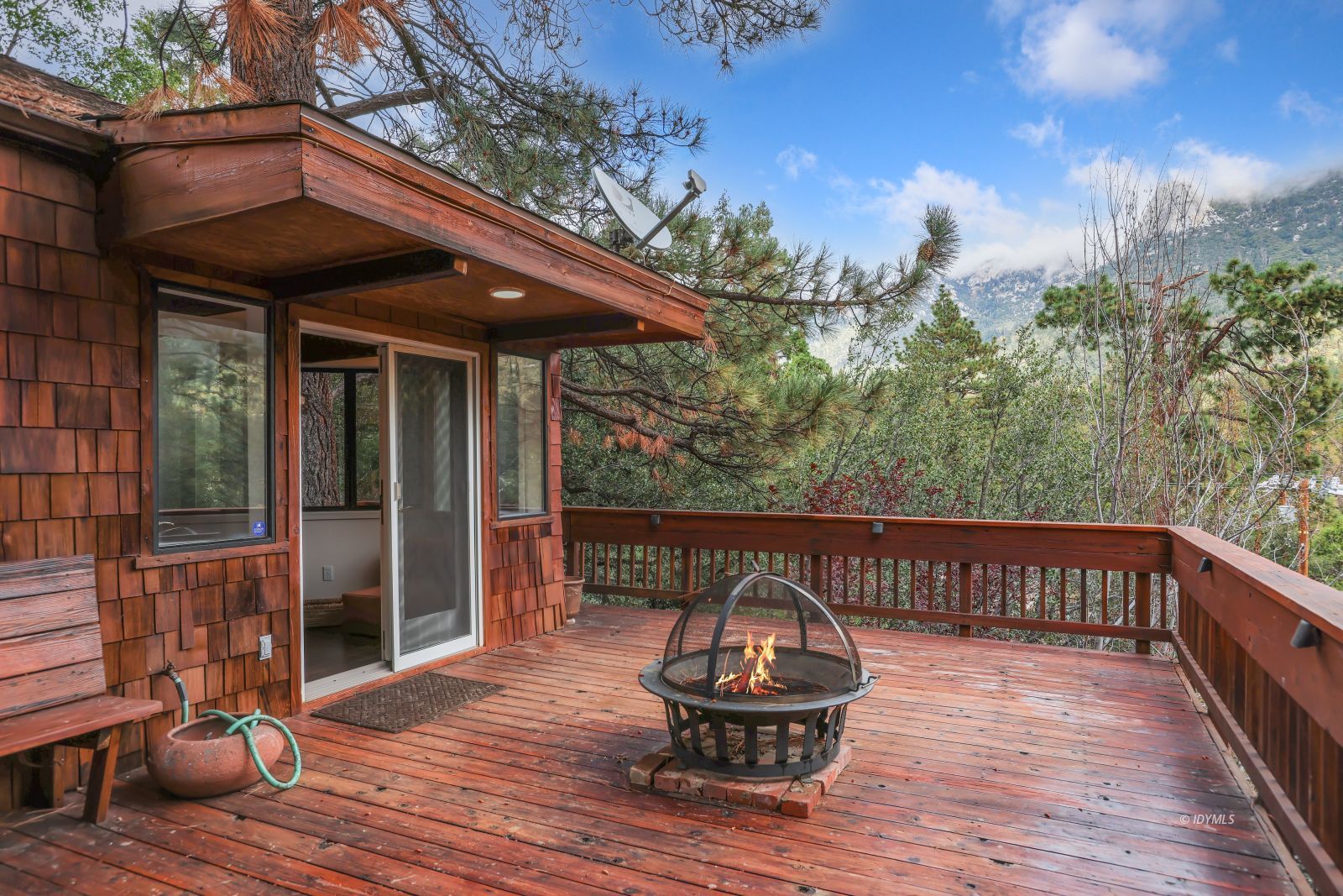 55100 Pine Crest Avenue Idyllwild, CA 92549 - Photo 47 of 50 a view of house with backyard and outdoor seating