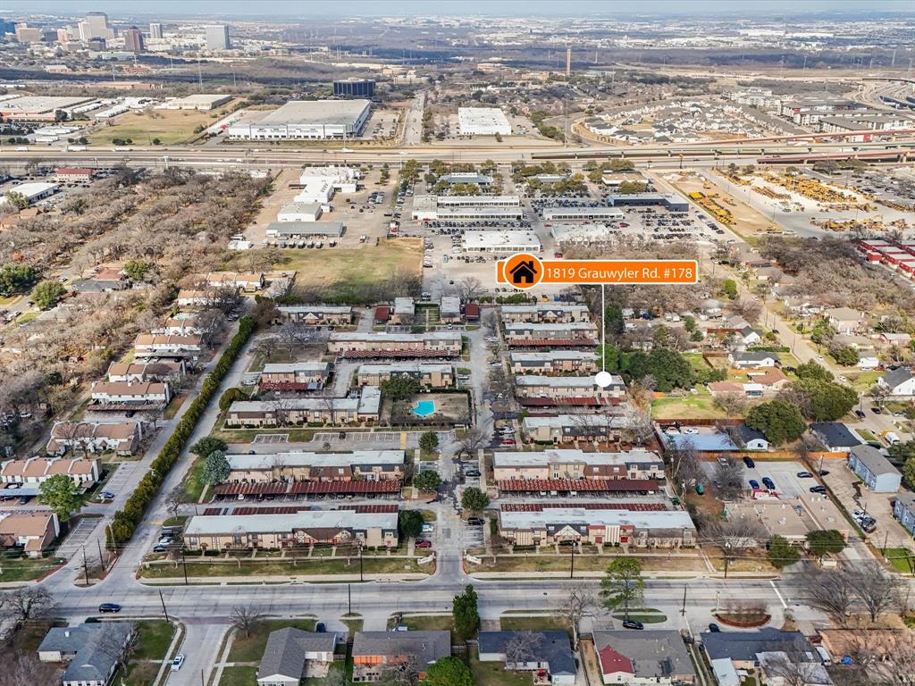 1819 East Grauwyler Road, Unit 178 Irving, TX 75061 - Photo 19 of 22 a view of a city with an ocean view