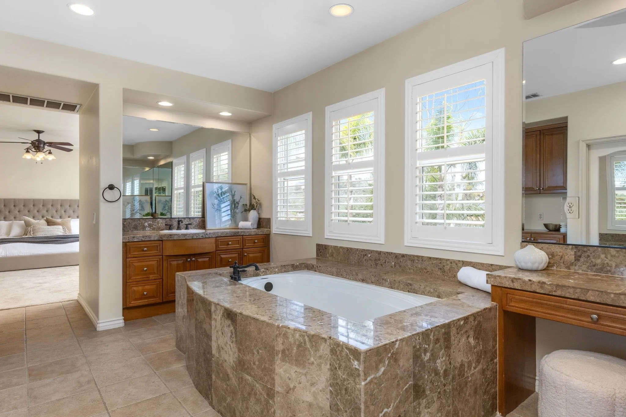 6468 Paseo Cerro Carlsbad, CA 92009 - Photo 22 of 39 a spacious bathroom with sink and bathtub