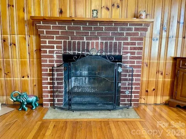 a view of front door of house and entertaining space