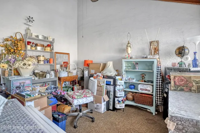 a room with storage and utility